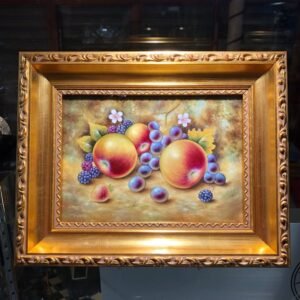 Fine Royal Worcester Painted Fruit Plaque