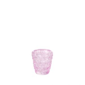 Lalique Anemones Votive - Pink Luster