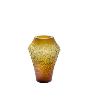 Lalique Caldera Vase Canyon Crystal