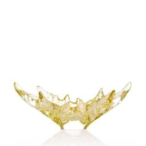 Lalique Champs-Élysées Bowl Gold Lustre Crystal