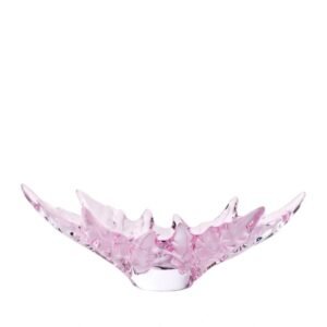 Lalique Champs-Élysées Bowl Pink Luster Crystal