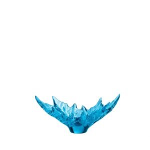 Lalique Champs Elysees Small Bowl - Blue Crystal