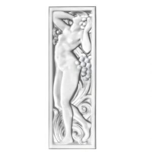 Lalique Femme Tête Levée Decorative Panel Clear Crystal, Non Mirrored