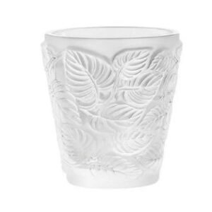 Lalique Feuilles votive Clear crystal