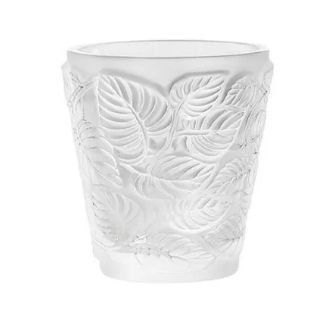 Lalique Feuilles votive Clear crystal