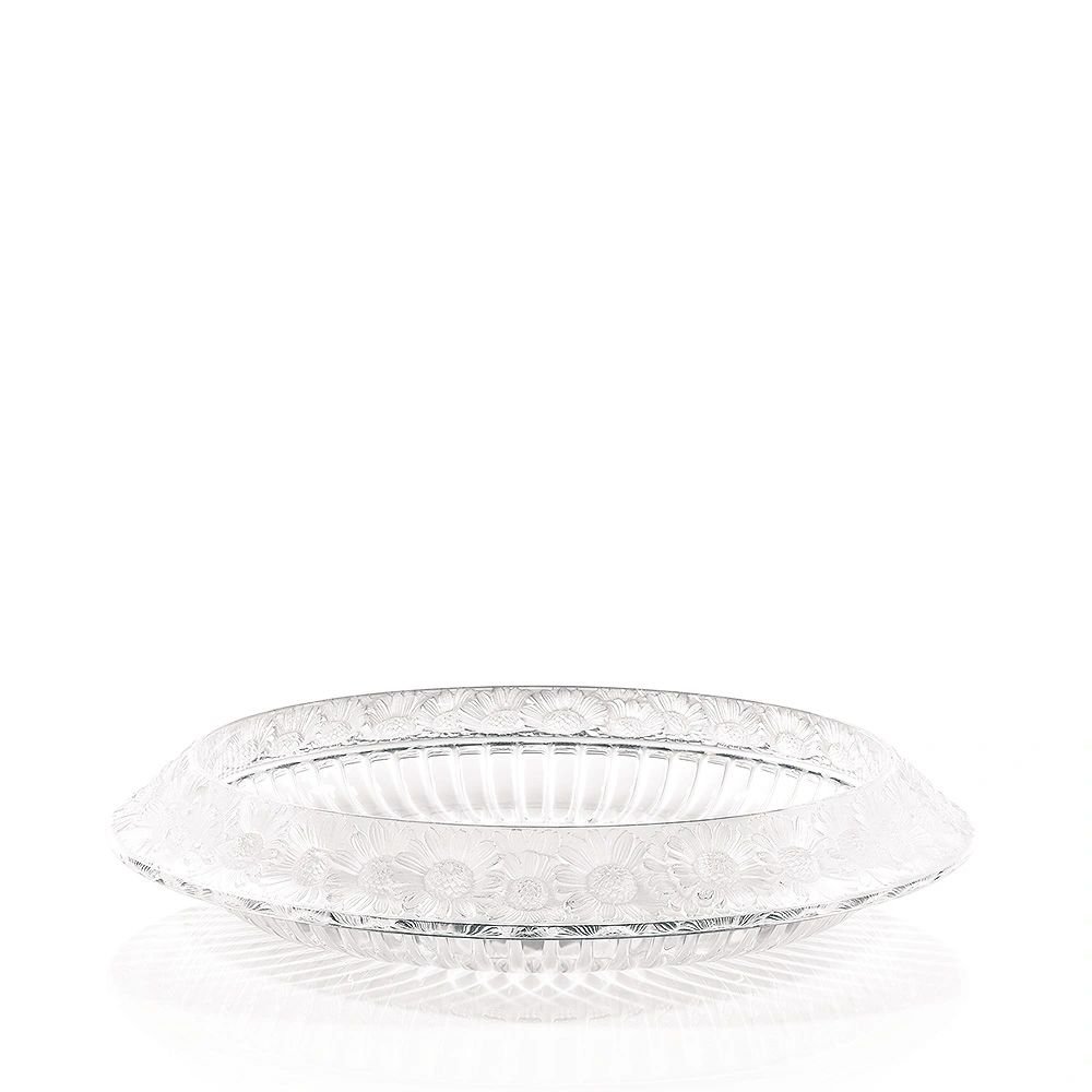 Lalique Marguerites Bowl, Clear Crystal