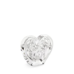 Lalique Music is Love Heart Sculpture, Clear Crystal