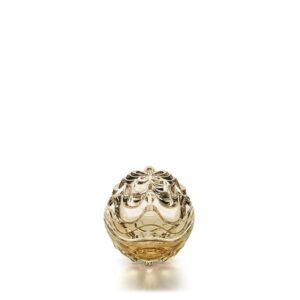 Lalique Vibration Box Gold Luster Crystal