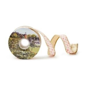 Mackenzie-Childs Rosy Check 1" Ribbon