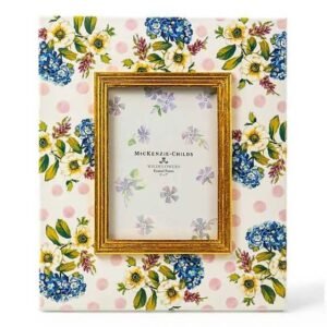 Mackenzie-Childs Wildflowers Pink 5" x 7" Frame