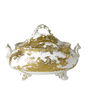 Royal Crown Derby Aves Gold Covered Vegetable Dish (1700ml)