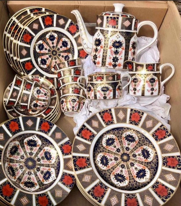 Royal Crown Derby Old Imari Full Set - Second Quality