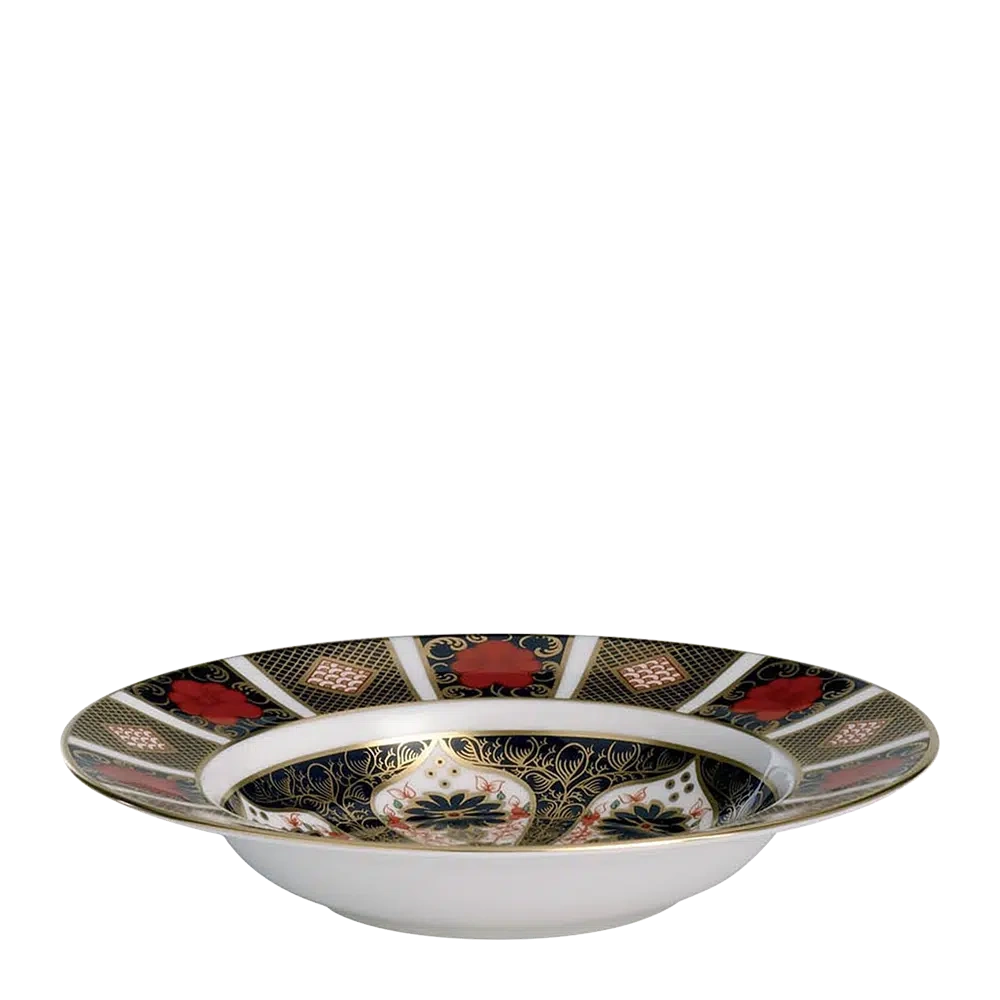 Royal Crown Derby Old Imari Rim Soup ( 2nd Quality)