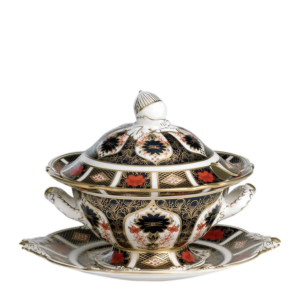 Royal Crown Derby Old Imari Sauce Tureen Stand (22cm)