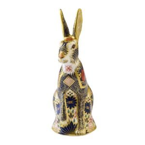 Royal Crown Derby Old Imari Solid Gold Band Hare