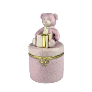 Villari Baby Teddy Scented Candle - Pink