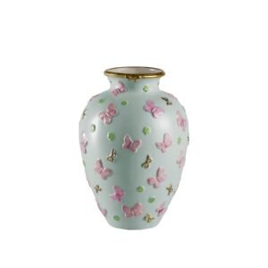 Villari Butterfly Small Vase – Aquamarine